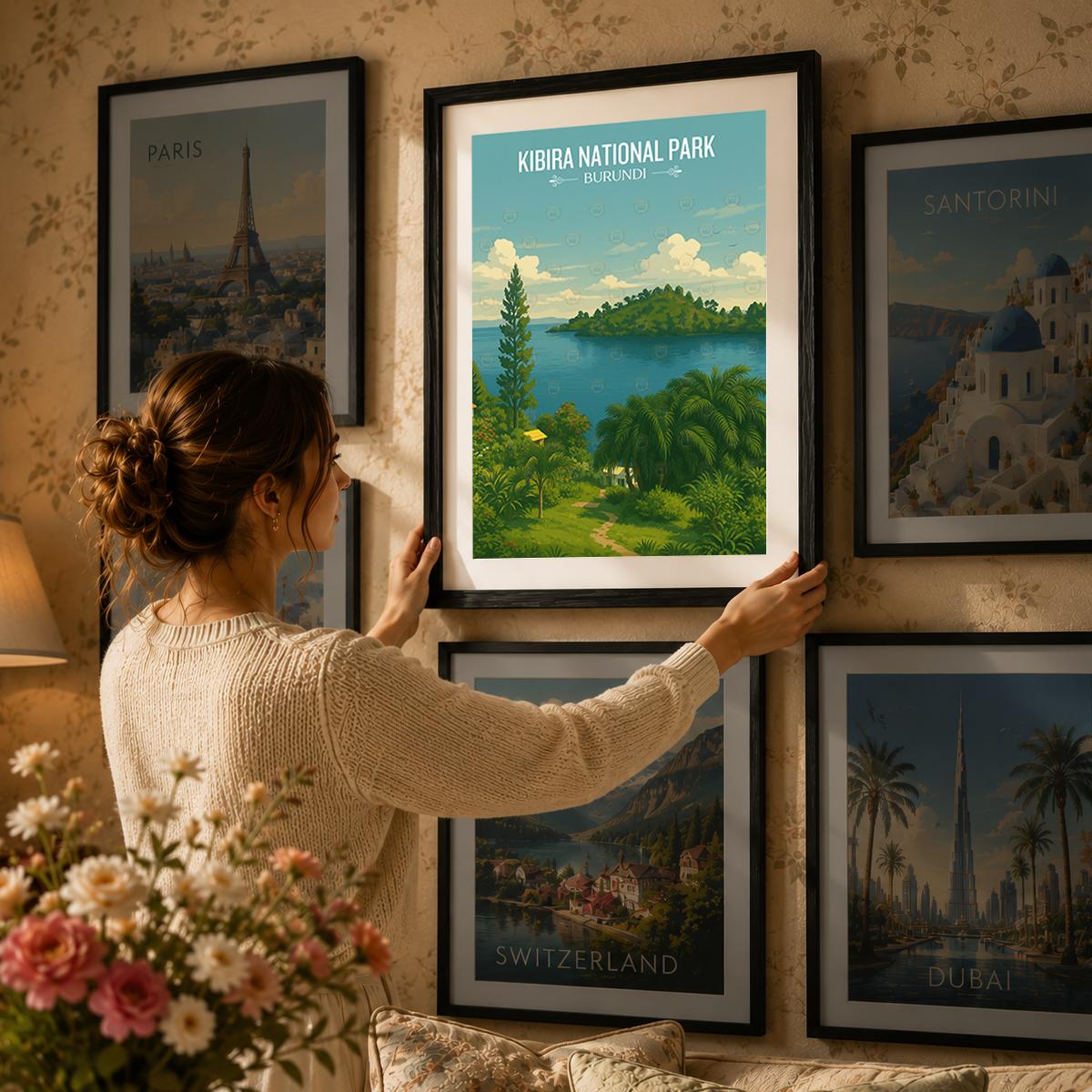 Kibira National Park - Burundi - Travel Art Print Wall Deco Poster - Travel Art Poster Print