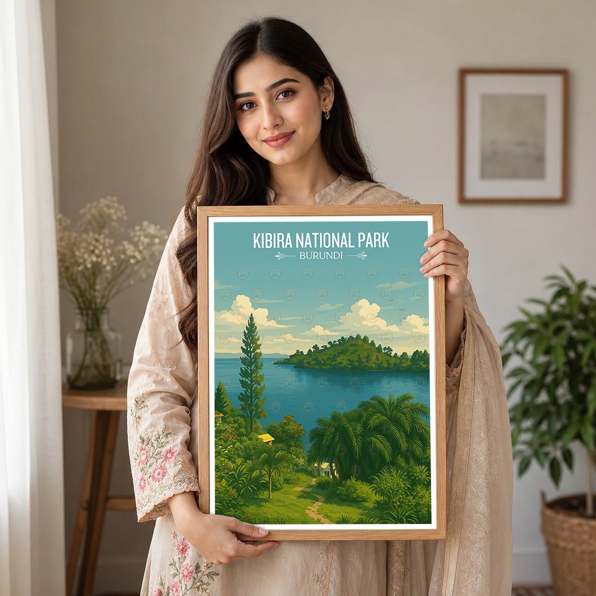 Kibira National Park - Burundi - Travel Art Print Wall Deco Poster - Travel Art Poster Print