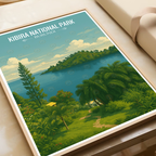 Kibira National Park - Burundi - Travel Art Print Wall Deco Poster - Travel Art Poster Print