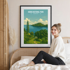 Kibira National Park - Burundi - Travel Art Print Wall Deco Poster - Travel Art Poster Print