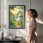 Kibira National Park - Burundi - Travel Art Print Wall Deco Poster - Travel Art Poster Print
