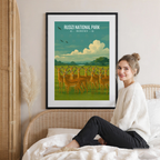 Rusizi National Park - Burundi - Travel Art Print Wall Deco Poster - Travel Art Poster Print