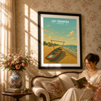 Tanganyika - Burundi - Travel Art Print Wall Deco Poster - Travel Art Poster Print