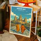 Angkor Wat - Cambodia - Travel Wall Art Print - Art Print - Travel Art Poster