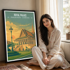 Royal Palace - Phnom Penh - Cambodia - Travel Wall Art Print - Art Print - Travel Art Poster