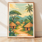 Cameroon - Travel Art Print Wall Deco Poster