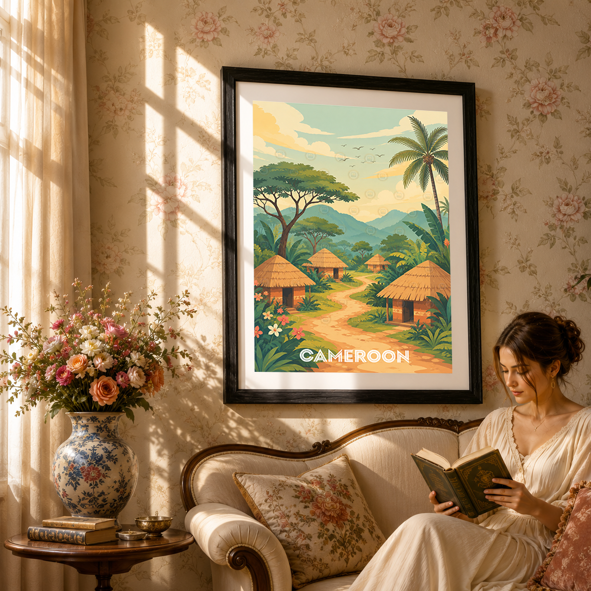 Cameroon - Travel Art Print Wall Deco Poster