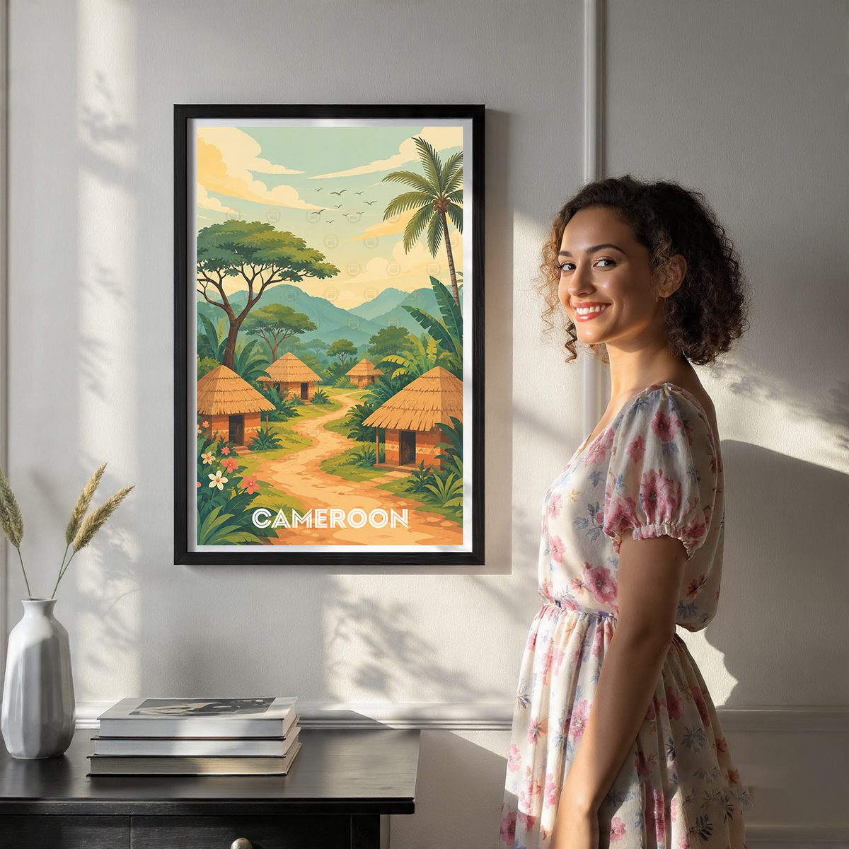 Cameroon - Travel Art Print Wall Deco Poster