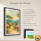 Cameroon - Travel Art Print Wall Deco Poster
