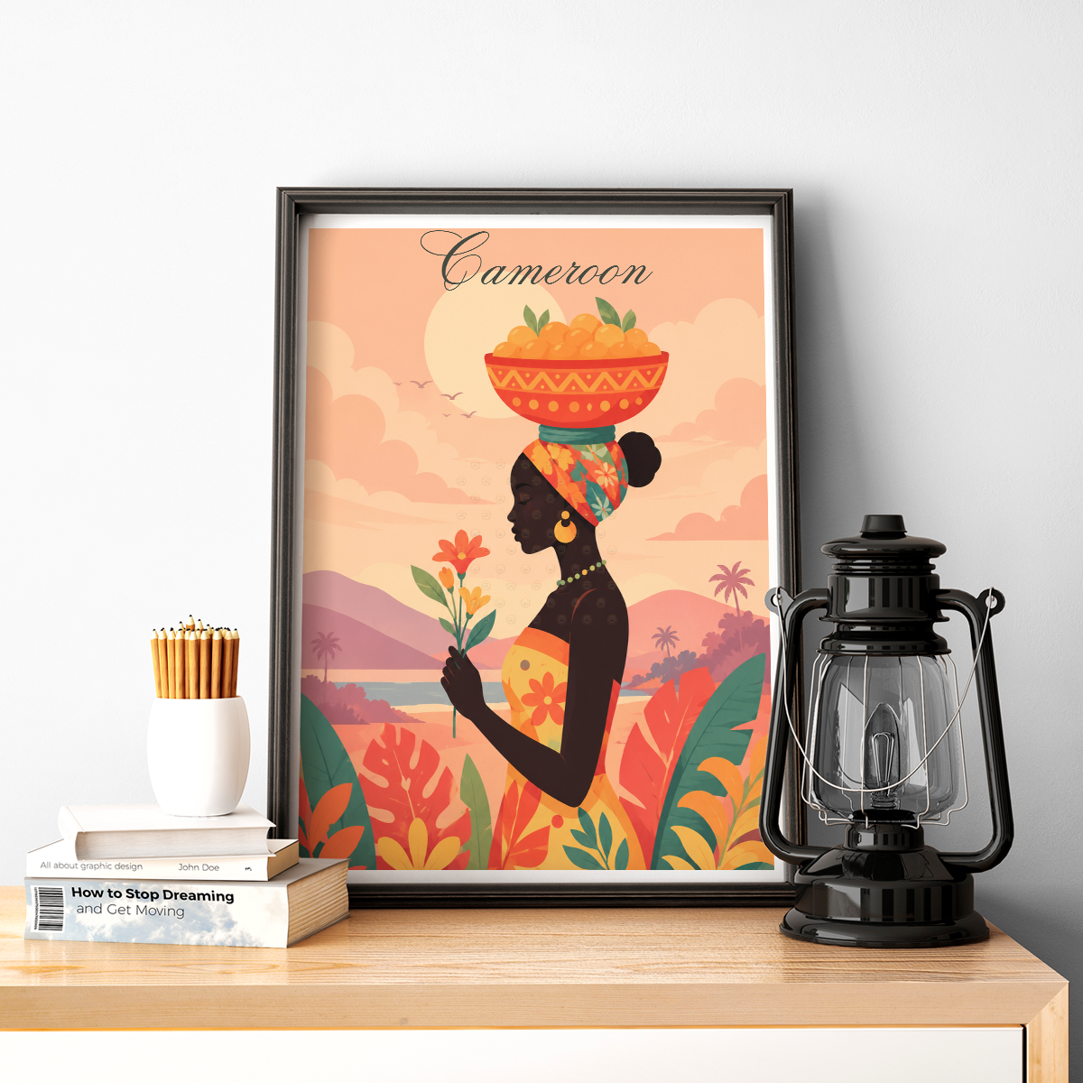 Cameroon - Travel Art Print Wall Deco Poster