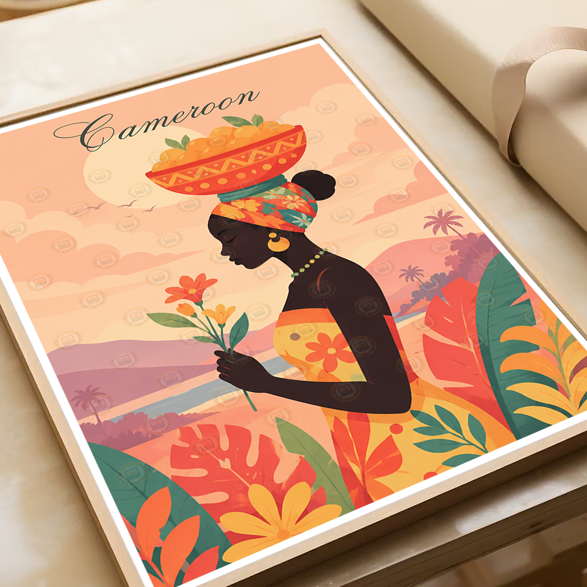 Cameroon - Travel Art Print Wall Deco Poster