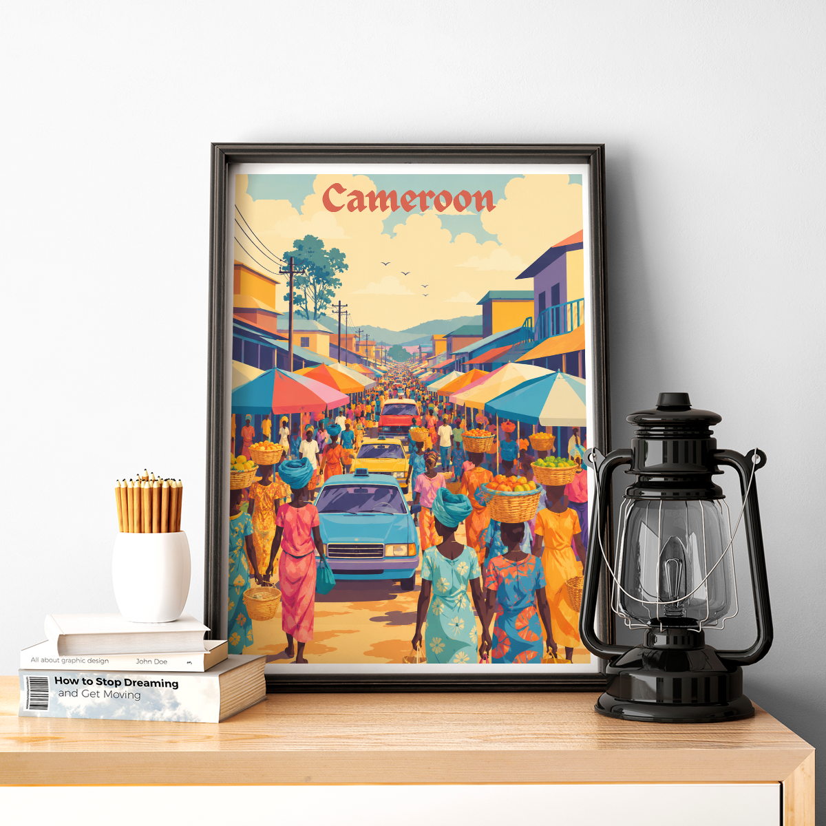 Cameroon - Travel Art Print Wall Deco Poster