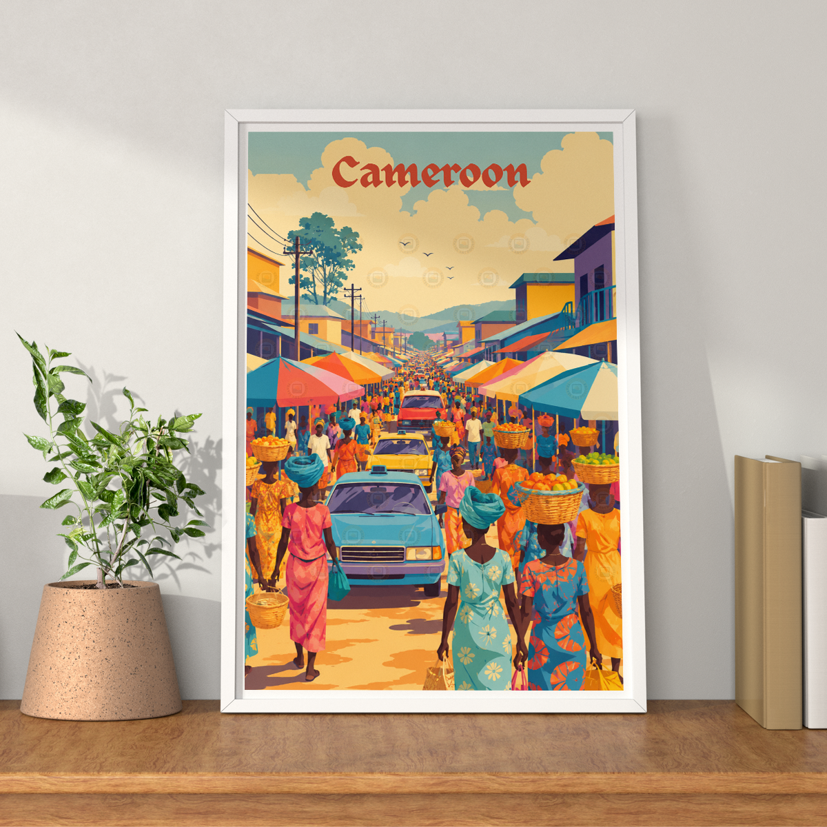 Cameroon - Travel Art Print Wall Deco Poster