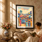 Cameroon - Travel Art Print Wall Deco Poster