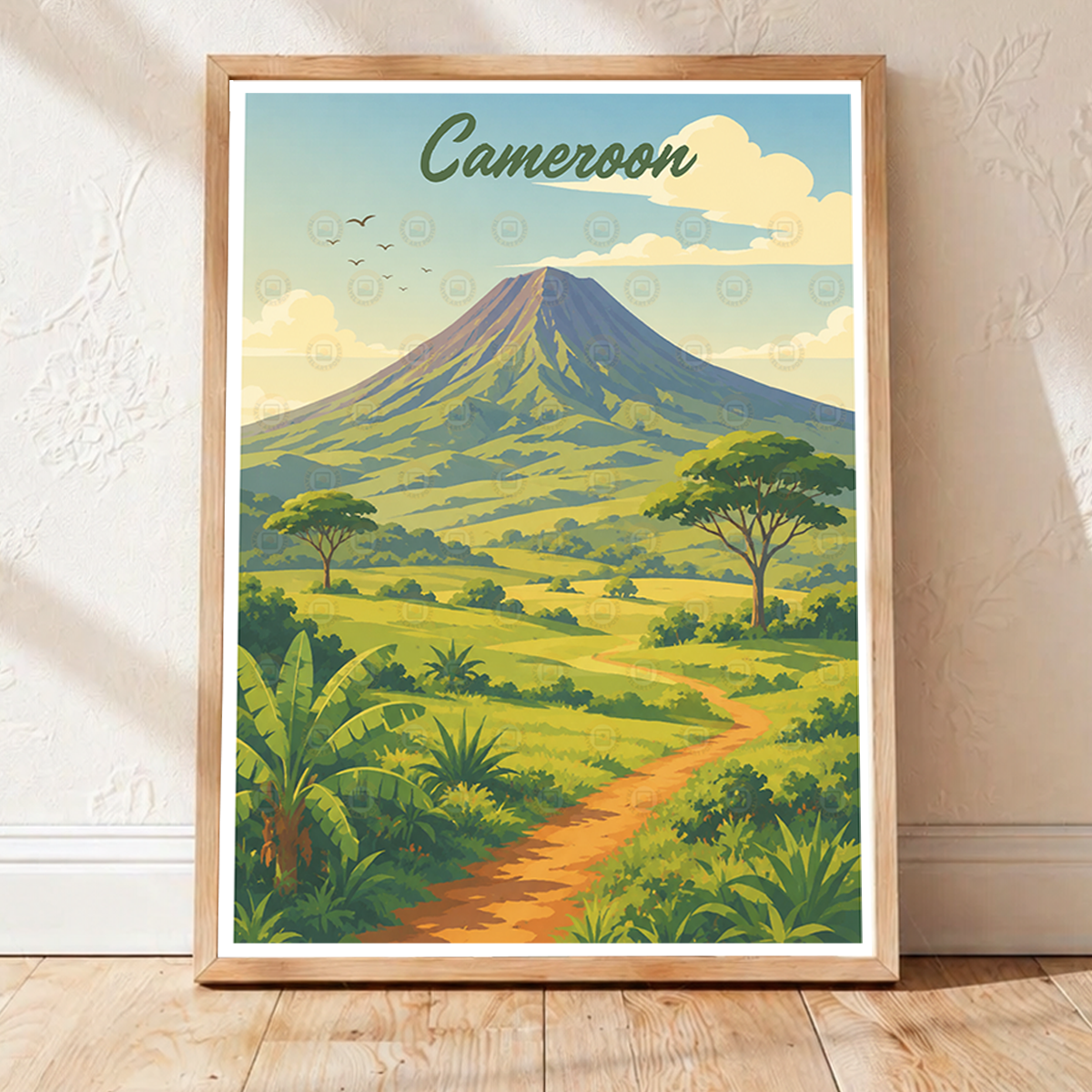 Cameroon - Travel Art Print Wall Deco Poster