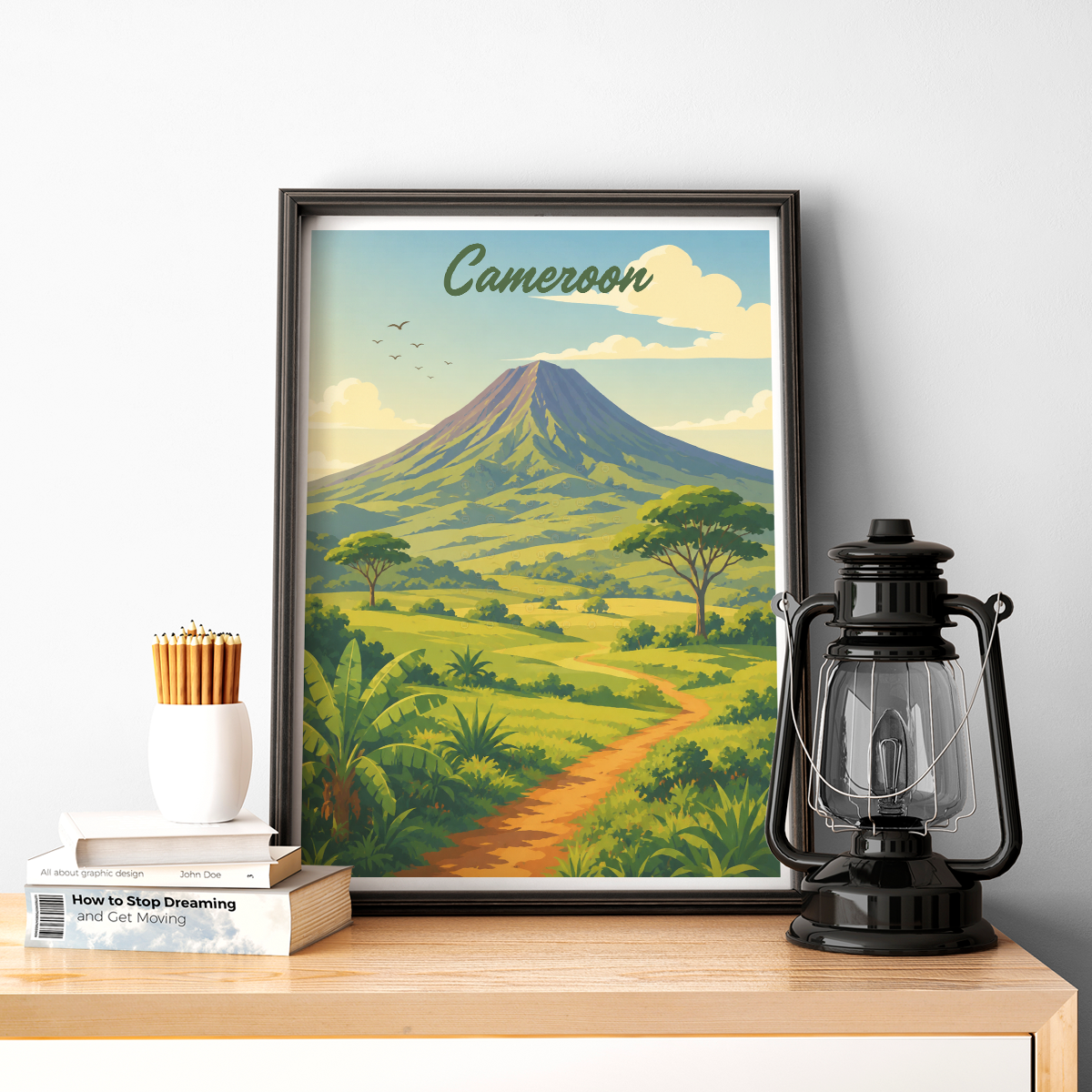 Cameroon - Travel Art Print Wall Deco Poster
