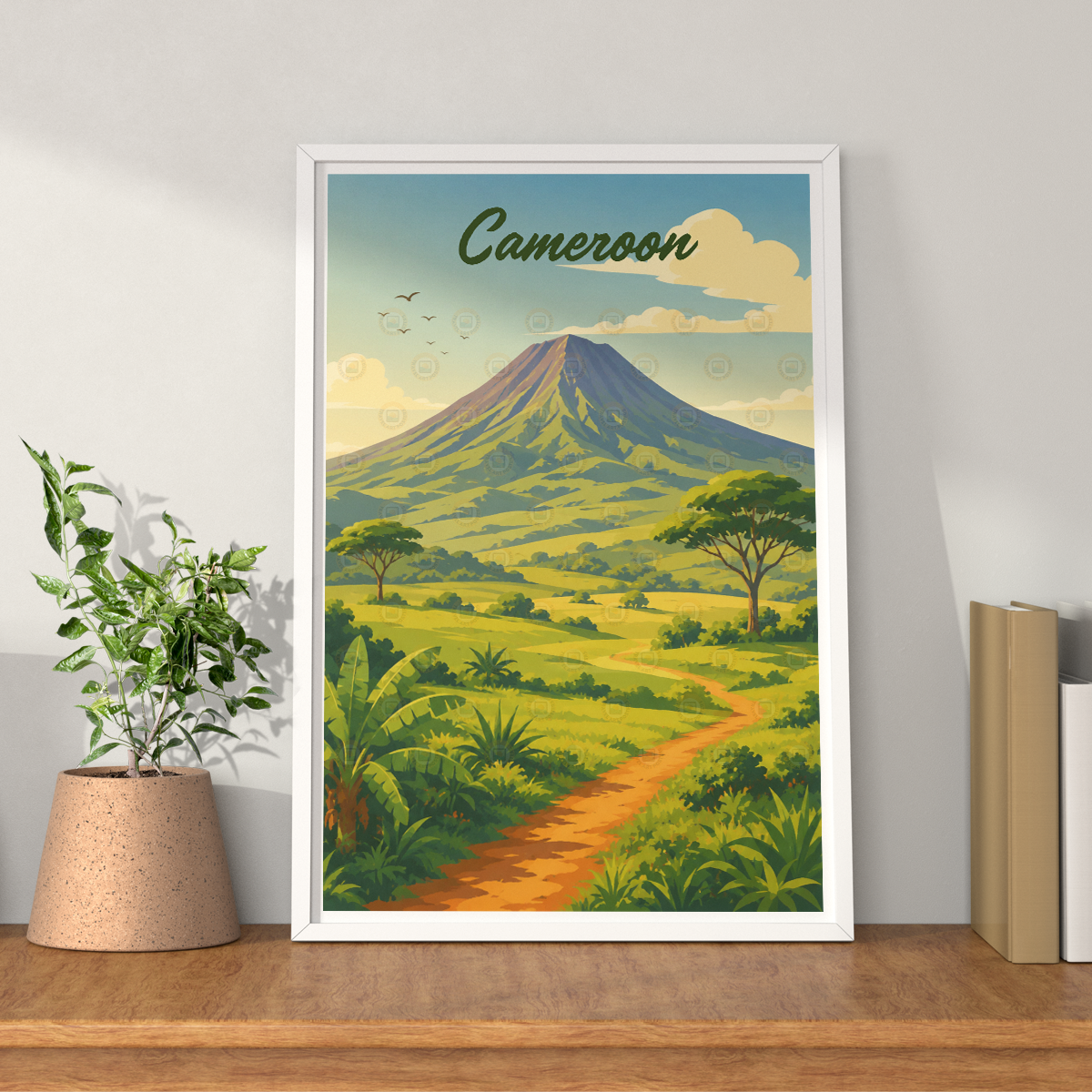 Cameroon - Travel Art Print Wall Deco Poster