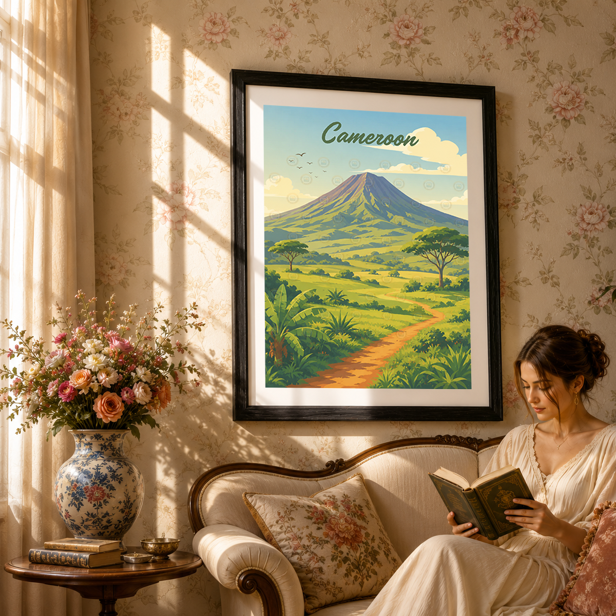 Cameroon - Travel Art Print Wall Deco Poster