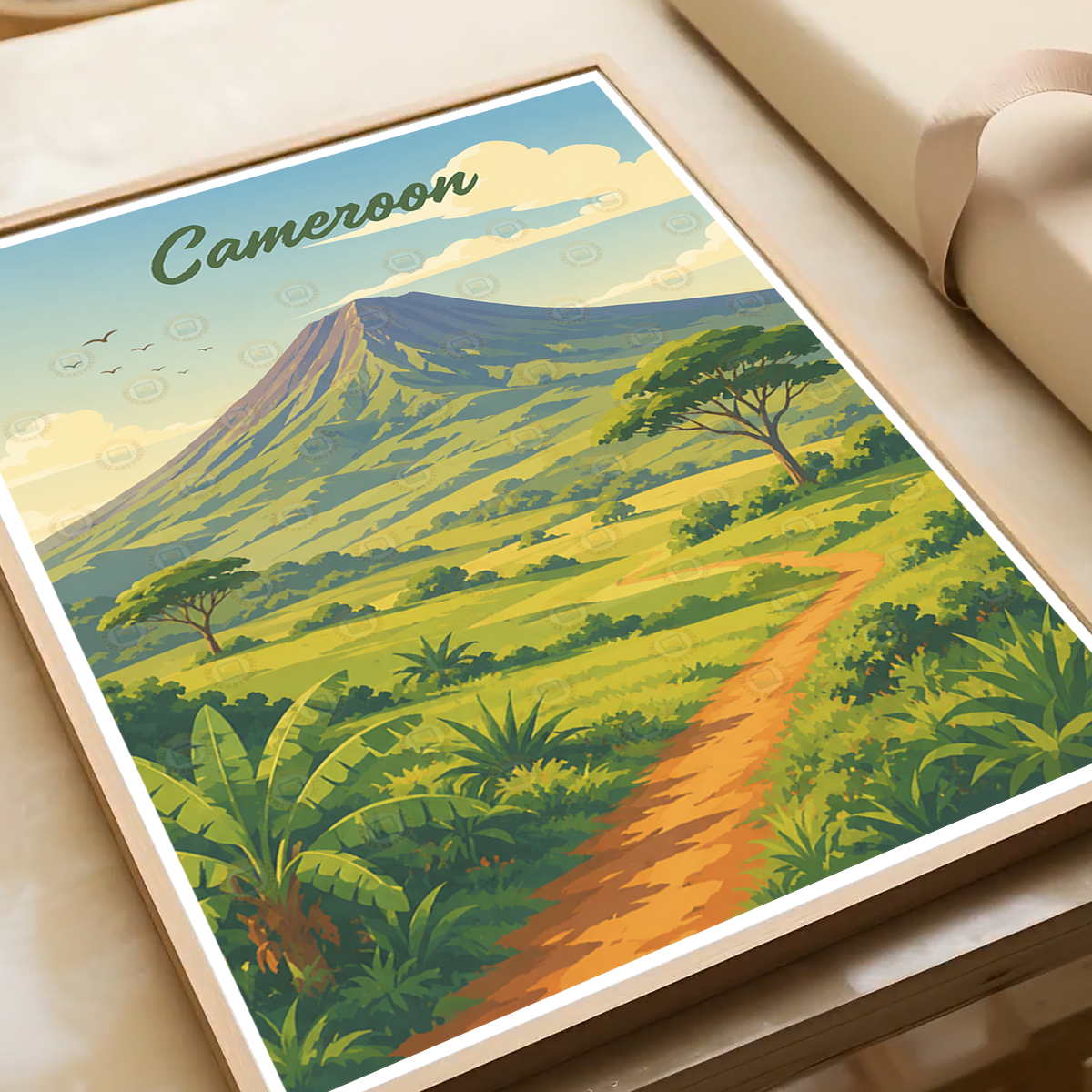 Cameroon - Travel Art Print Wall Deco Poster
