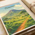 Cameroon - Travel Art Print Wall Deco Poster