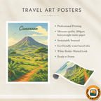 Cameroon - Travel Art Print Wall Deco Poster