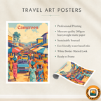Cameroon - Travel Art Print Wall Deco Poster