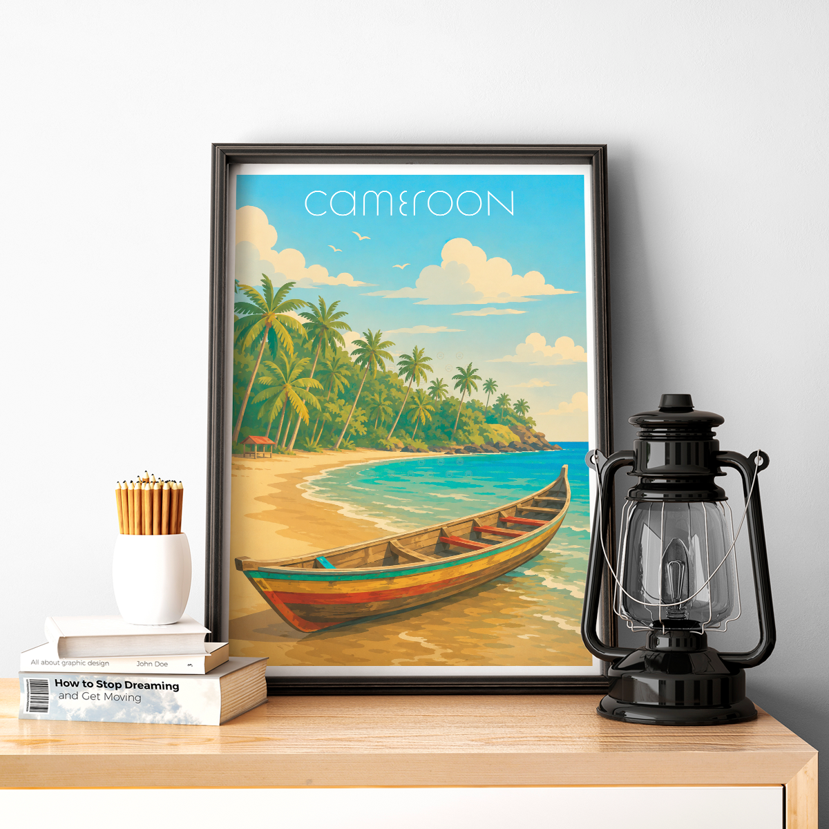 Cameroon - Travel Art Print Wall Deco Poster