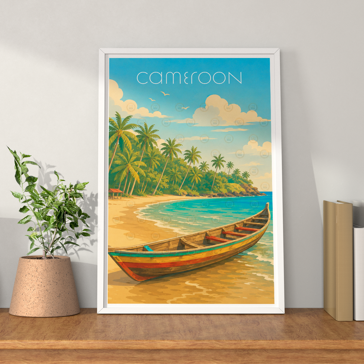 Cameroon - Travel Art Print Wall Deco Poster