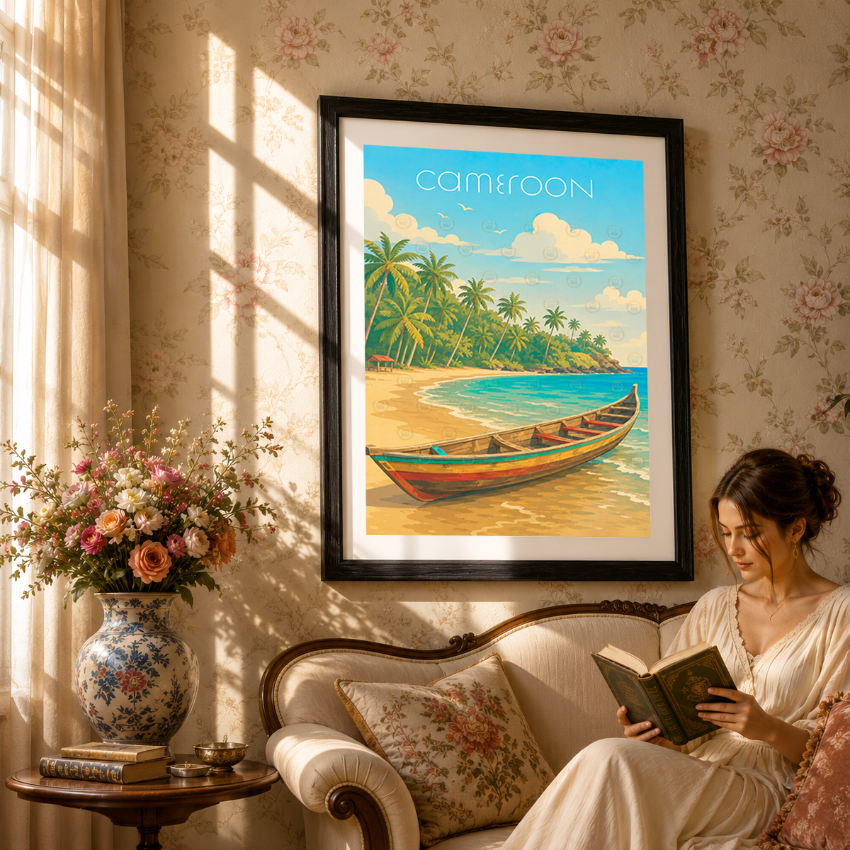 Cameroon - Travel Art Print Wall Deco Poster
