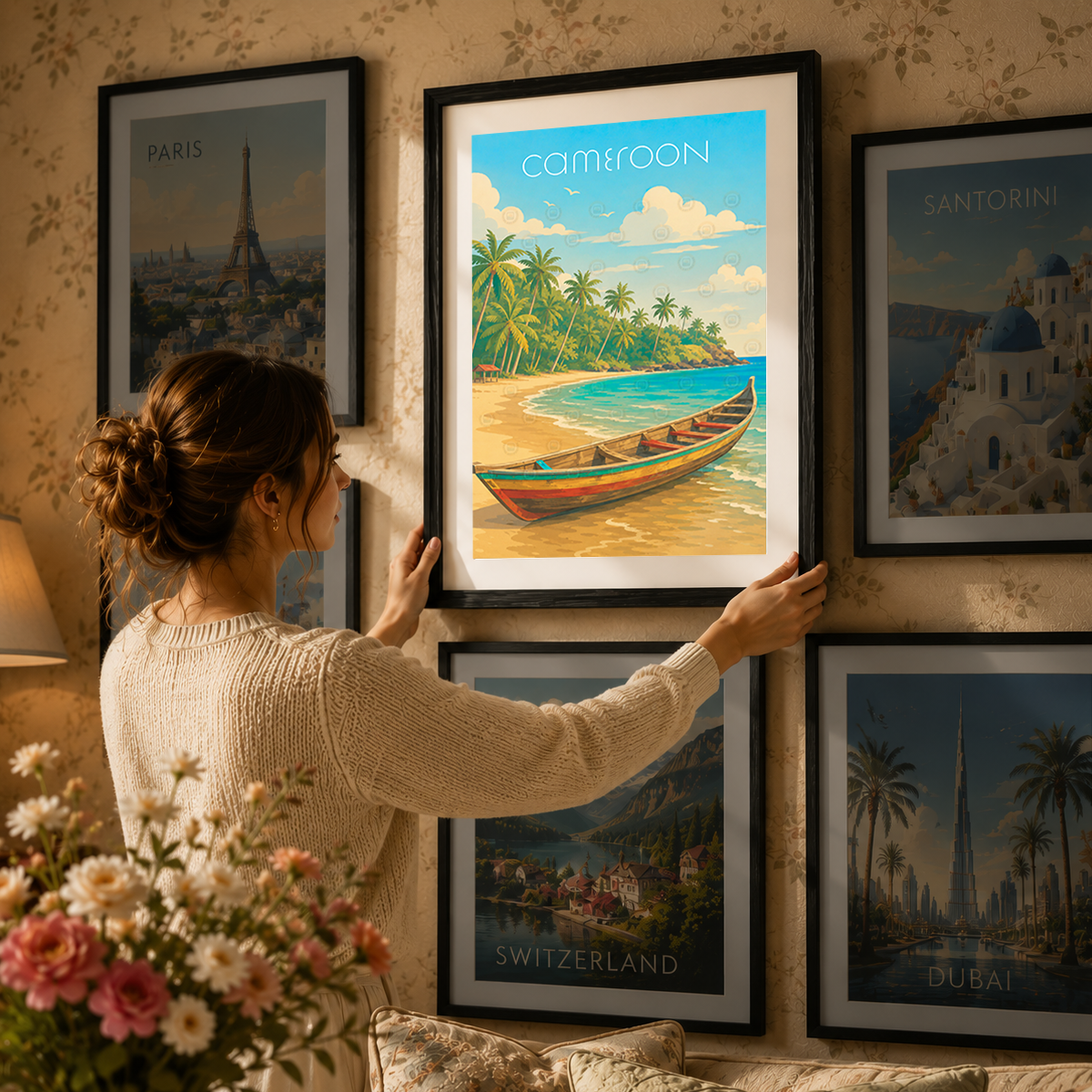 Cameroon - Travel Art Print Wall Deco Poster