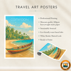 Cameroon - Travel Art Print Wall Deco Poster