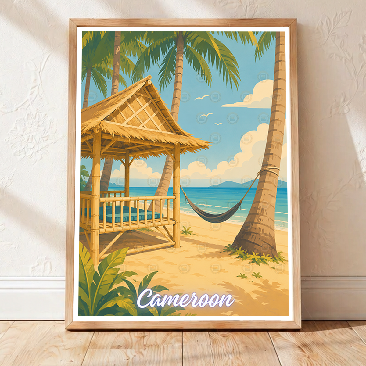 Cameroon - Travel Art Print Wall Deco Poster
