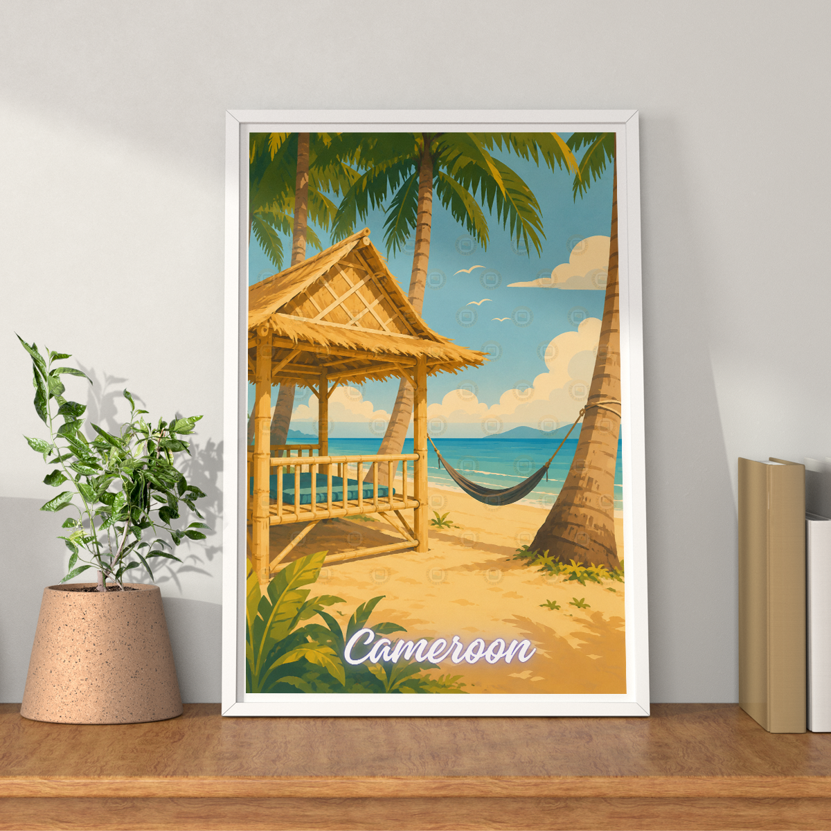 Cameroon - Travel Art Print Wall Deco Poster