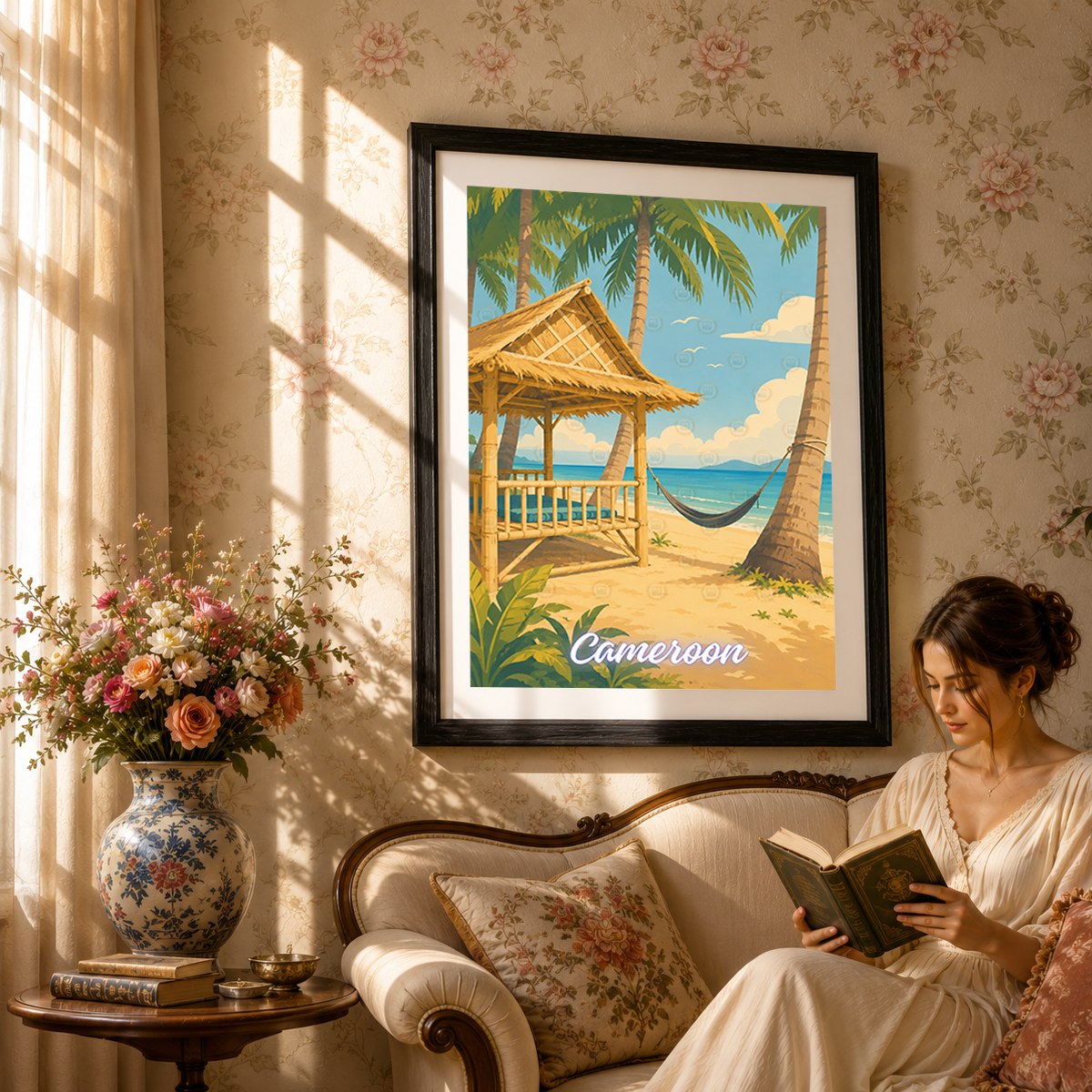 Cameroon - Travel Art Print Wall Deco Poster