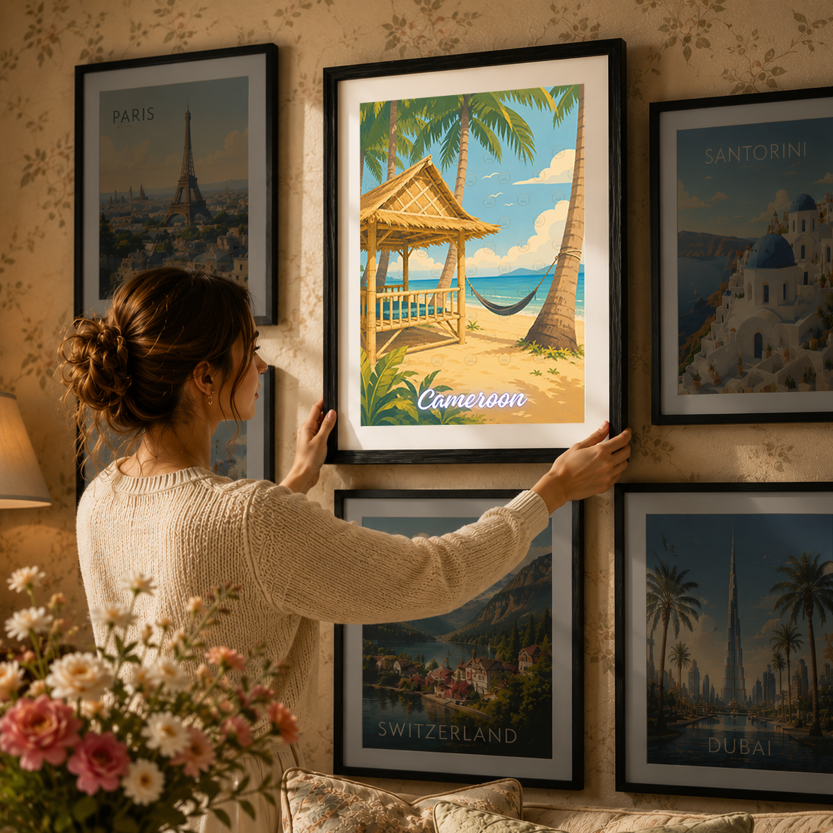 Cameroon - Travel Art Print Wall Deco Poster