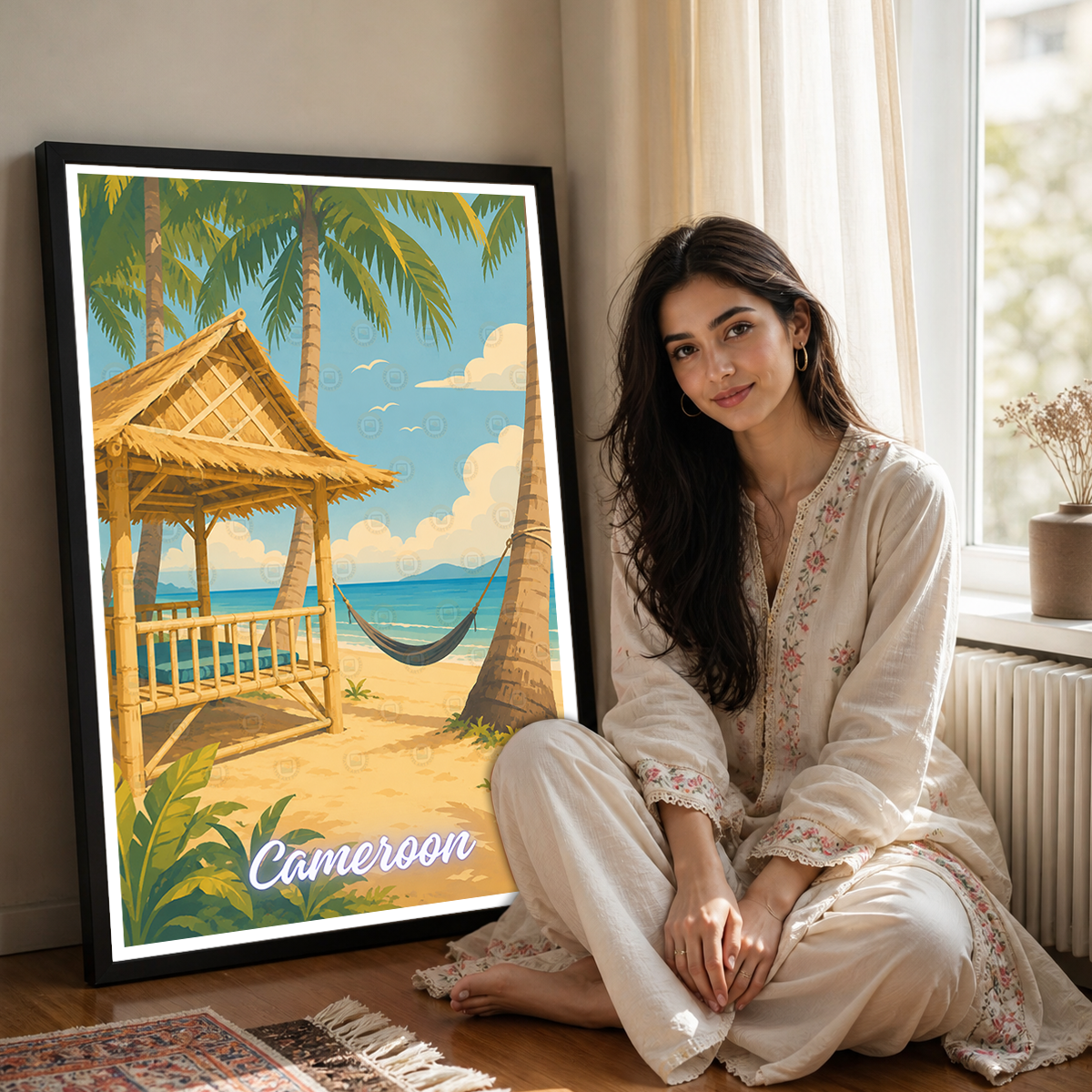 Cameroon - Travel Art Print Wall Deco Poster