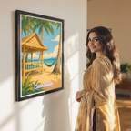 Cameroon - Travel Art Print Wall Deco Poster