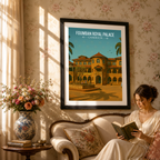 Foumban Royal Palace - Cameroon - Travel Art Print Wall Deco Poster