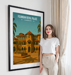 Foumban Royal Palace - Cameroon - Travel Art Print Wall Deco Poster