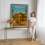Foumban Royal Palace - Cameroon - Travel Art Print Wall Deco Poster