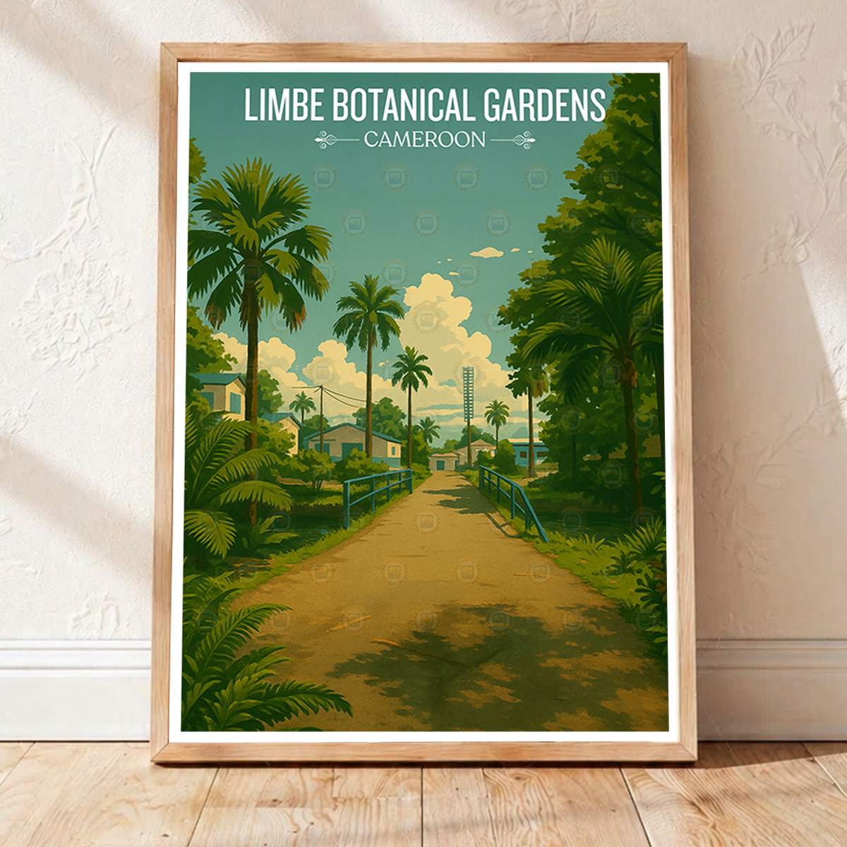 Limbe Botanical Gardens - Cameroon - Travel Art Print Wall Deco Poster