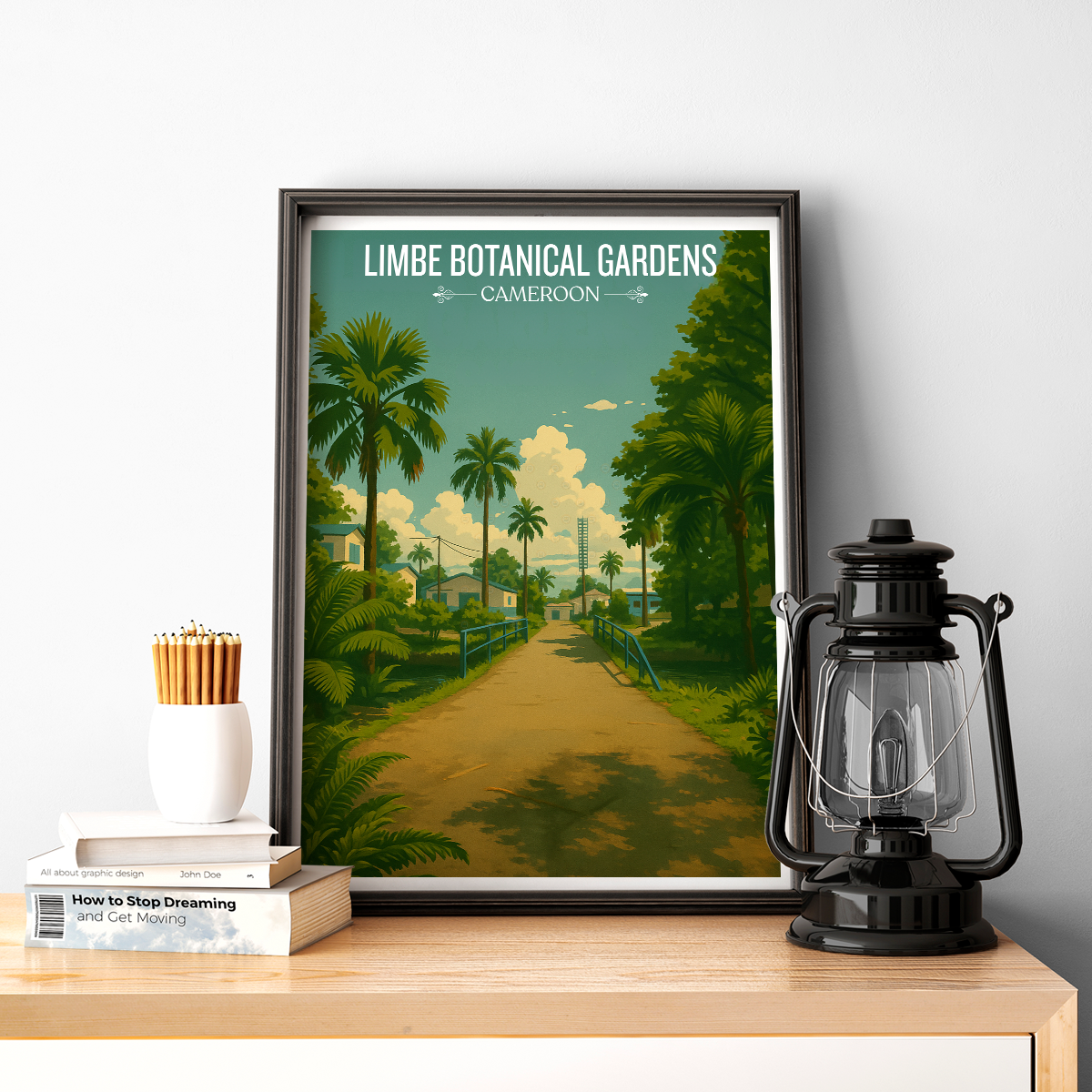 Limbe Botanical Gardens - Cameroon - Travel Art Print Wall Deco Poster