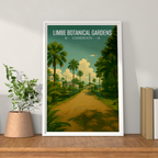 Limbe Botanical Gardens - Cameroon - Travel Art Print Wall Deco Poster