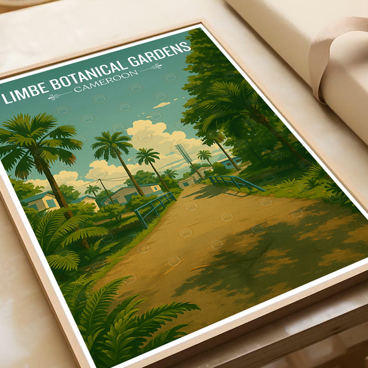 Limbe Botanical Gardens - Cameroon - Travel Art Print Wall Deco Poster