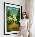 Limbe Botanical Gardens - Cameroon - Travel Art Print Wall Deco Poster