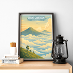 Mount Cameroon - Cameroon - Travel Art Print Wall Deco Poster