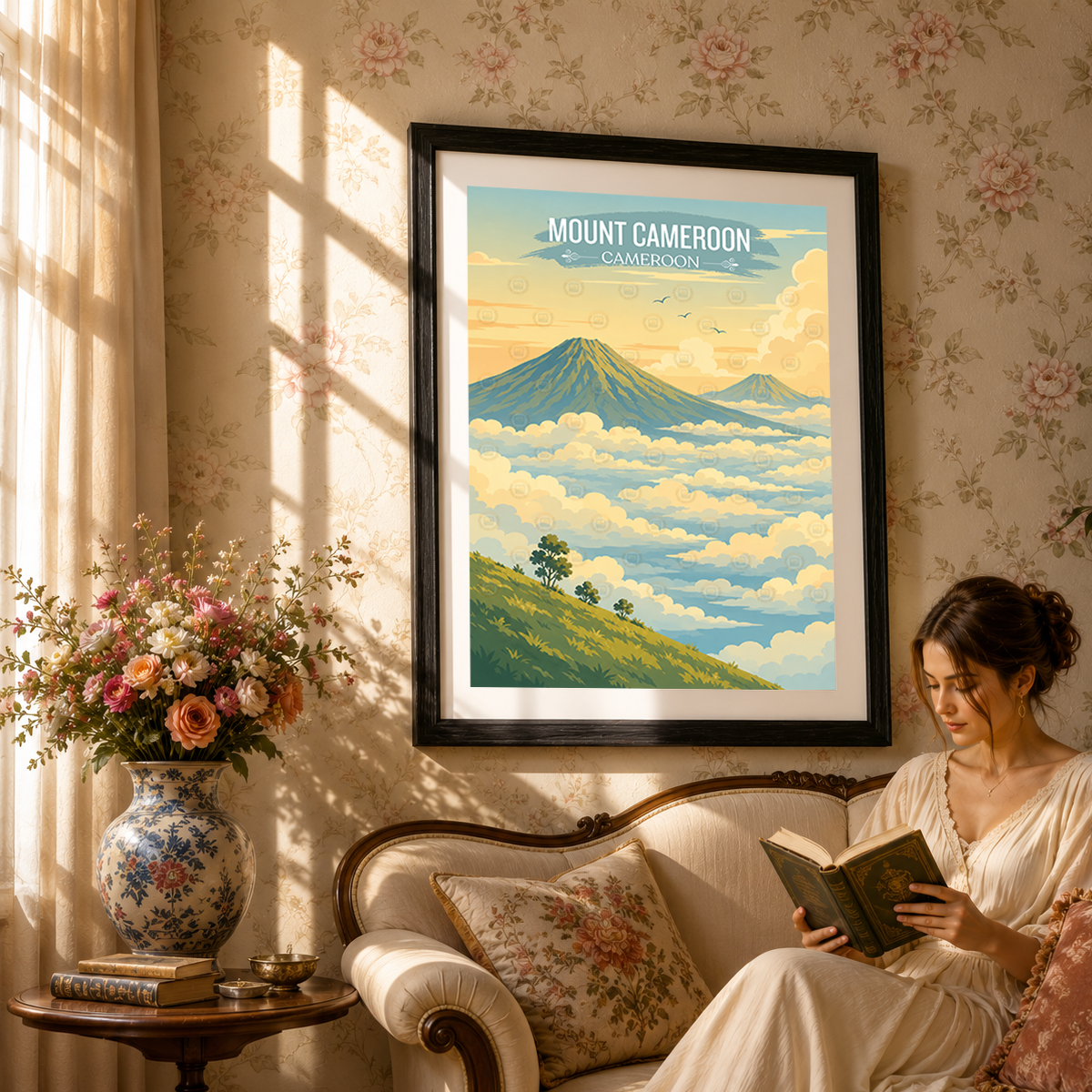 Mount Cameroon - Cameroon - Travel Art Print Wall Deco Poster