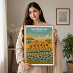 Waza National Park - Cameroon - Travel Art Print Wall Deco Poster