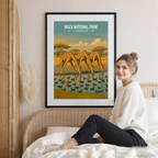 Waza National Park - Cameroon - Travel Art Print Wall Deco Poster