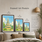 Yaounde - Cameroon - Travel Art Print Wall Deco Poster